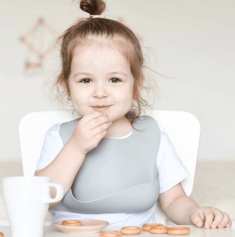 Babador de Silicone Impermeável para Bebê