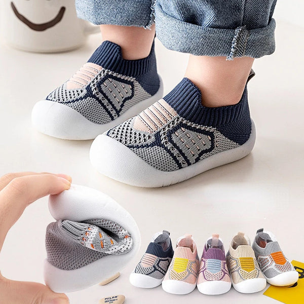 Tênis Meia Infantil Respirável em Malha – Conforto e Estilo para os Pezinhos